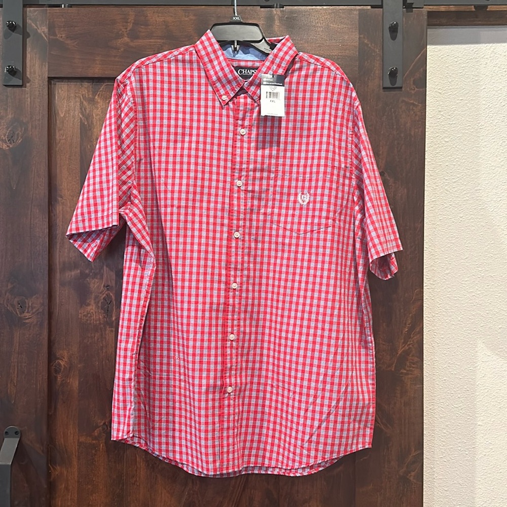 Chaps Easy Care Plaid button down shirt